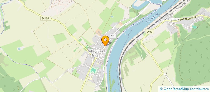 localisation de l'entreprise SCI DES THERMES  VILLEY-SAINT-ETIENNE