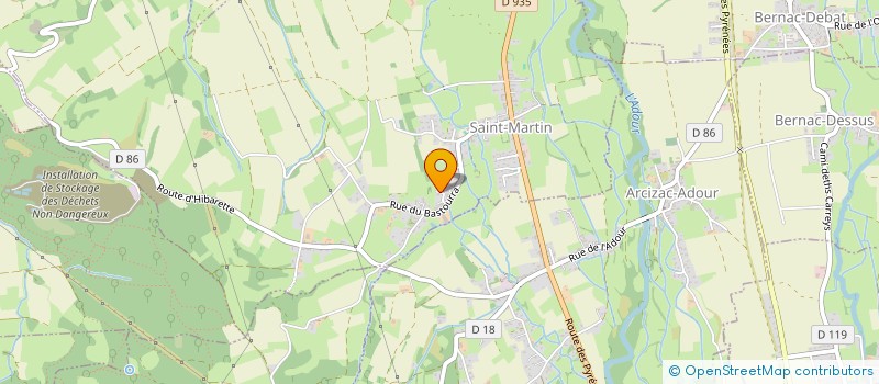 localisation de l'entreprise SCI DES THIEFS  SAINT-MARTIN