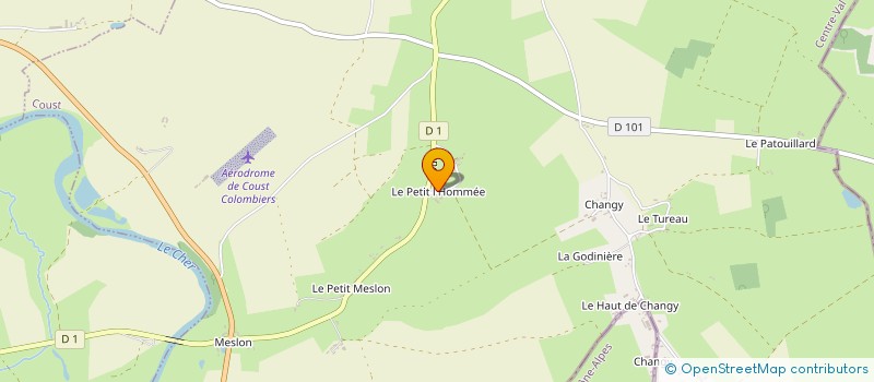 localisation de l'entreprise SCI DES THIERS  COUST