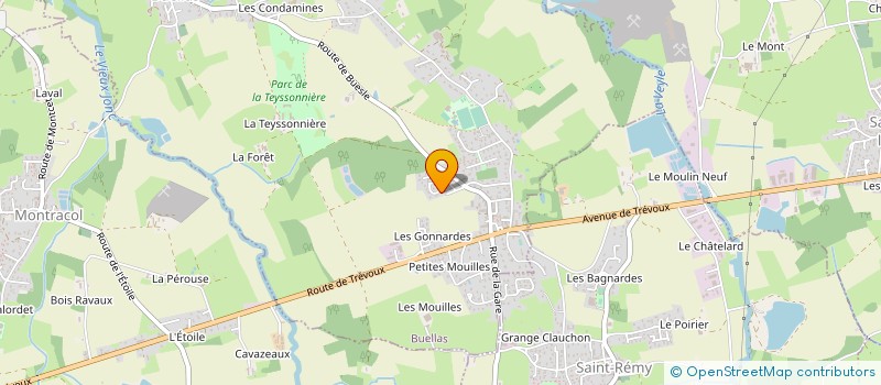 localisation de l'entreprise SCI DES THIONS  BUELLAS