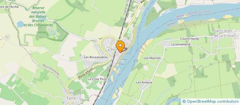 localisation de l'entreprise SCI DES THOMAS  BOUCHEMAINE