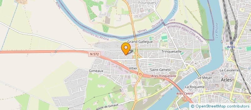 localisation de l'entreprise SCI DES THOURIS à ARLES