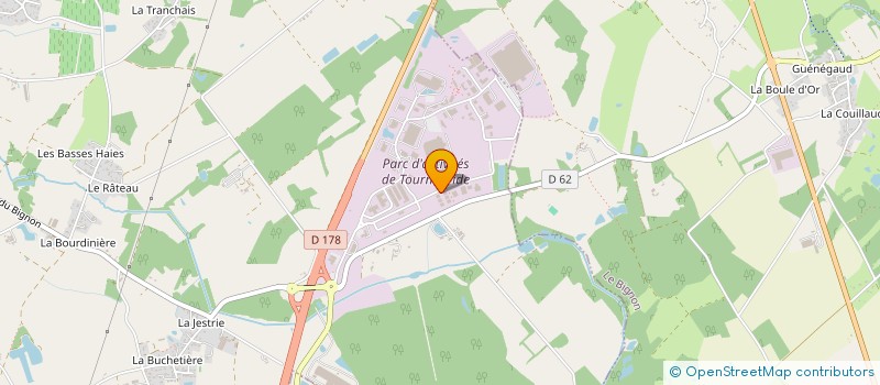 localisation de l'entreprise SCI DES THUILLIERS  LA CHEVROLIERE