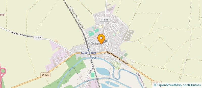 localisation de l'entreprise SCI DES THUYAS  VILLENEUVE-SUR-AISNE