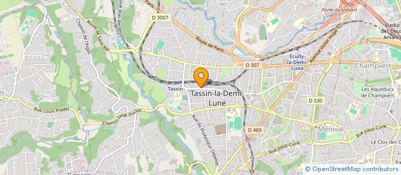 localisation de l'entreprise SCI DES THUYAS  TASSIN-LA-DEMI-LUNE