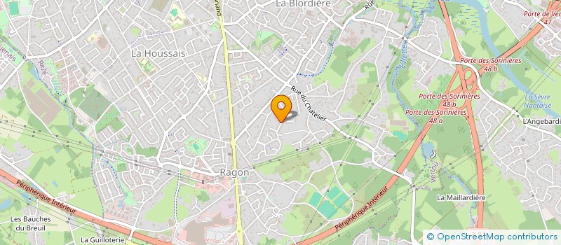 localisation de l'entreprise SCI DES TIBERNIERES  REZE