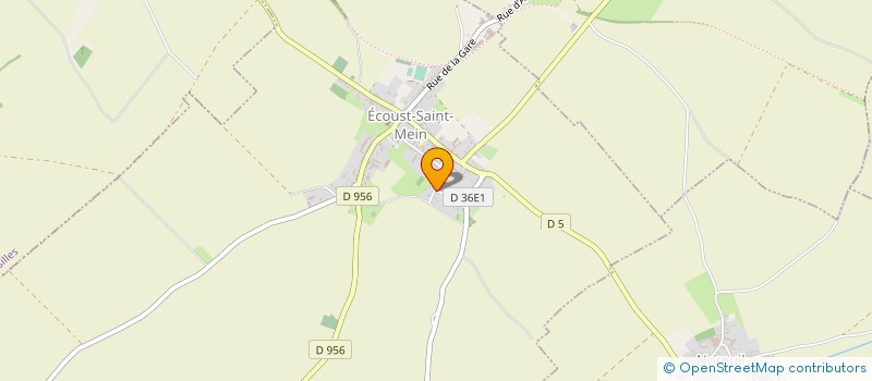 localisation de l'entreprise SCI DES TIGNONS  ECOUST-SAINT-MEIN