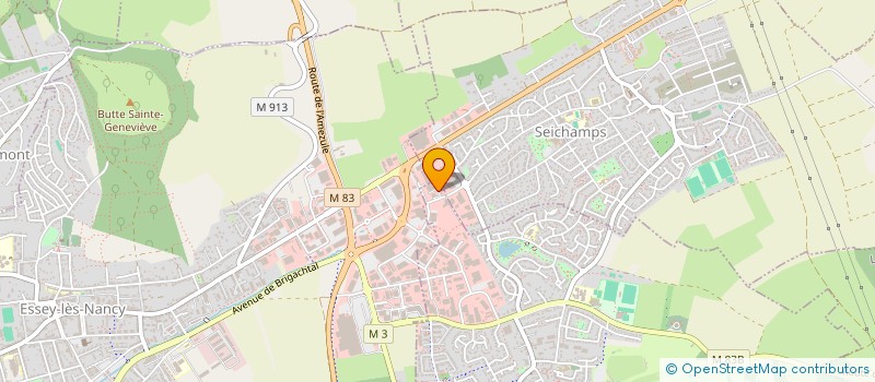 localisation de l'entreprise SCI DES TILLES  PULNOY