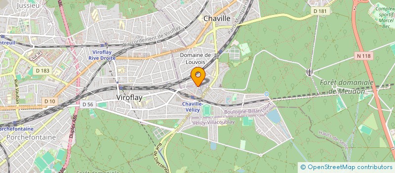 localisation de l'entreprise SCI DES TILLETS  VIROFLAY