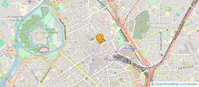 localisation de l'entreprise SCI DES TILLEULS à LILLE