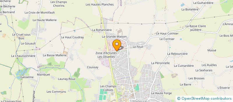 localisation de l'entreprise SCI DES TILLEULS  MELESSE