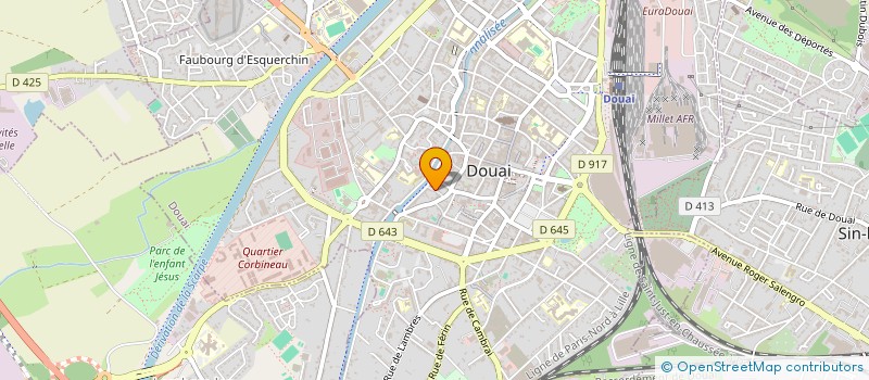 localisation de l'entreprise SCI DES TILLEULS à DOUAI