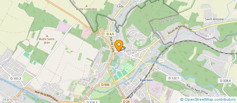 localisation de l'entreprise SCI DES TILLEULS à EPERNON