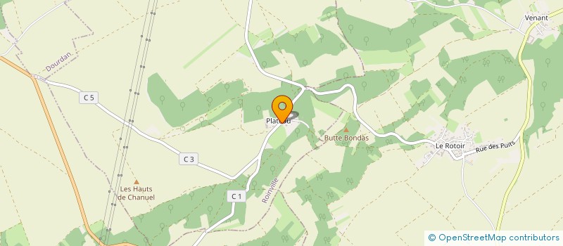 localisation de l'entreprise SCI DES TILLEULS  ROINVILLE