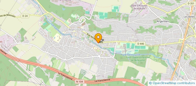 localisation de l'entreprise SCI DES TILLEULS  MARCOUSSIS