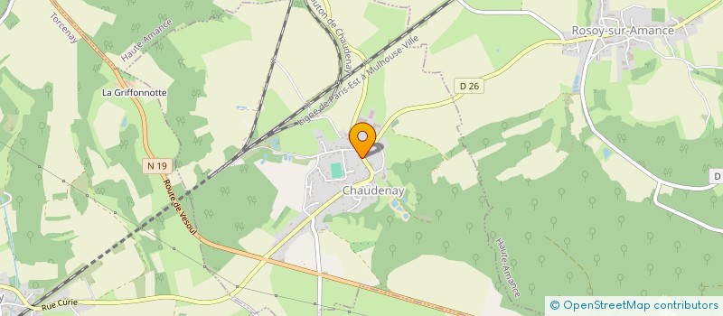 localisation de l'entreprise SCI DES TILLEULS à CHAUDENAY
