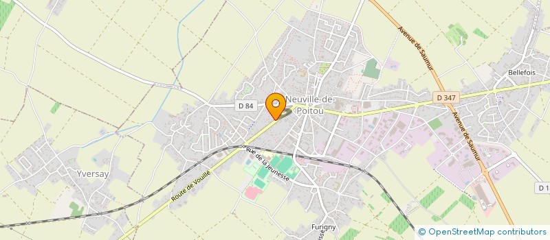 localisation de l'entreprise SCI DES TILLEULS  NEUVILLE-DE-POITOU