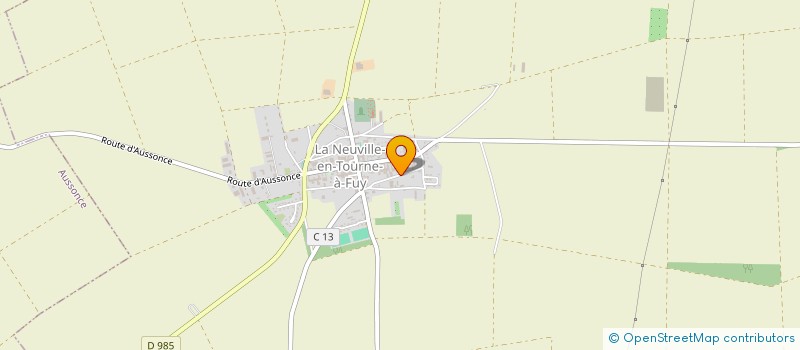 localisation de l'entreprise SCI DES TILLEULS  MACHAULT