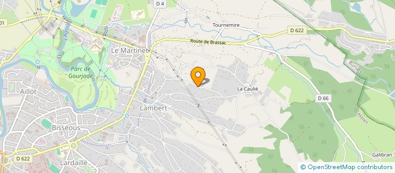 localisation de l'entreprise SCI DES TILLEULS  CASTRES