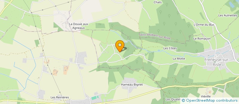 localisation de l'entreprise SCI DES TILLEULS  FRENEUSE-SUR-RISLE