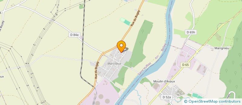 localisation de l'entreprise SCI DES TILLEULS  SAINT-VULBAS