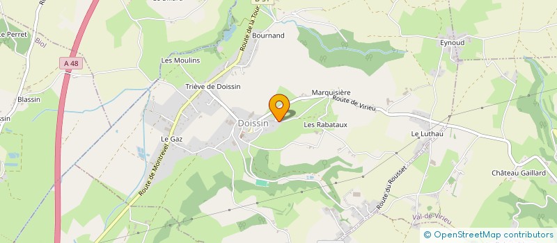 localisation de l'entreprise SCI DES TILLEULS  DOISSIN