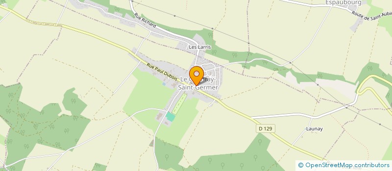 localisation de l'entreprise SCI DES TILLEULS  LE COUDRAY-SAINT-GERMER