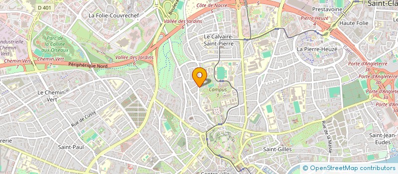 localisation de l'entreprise SCI DES TILLEULS à CAEN