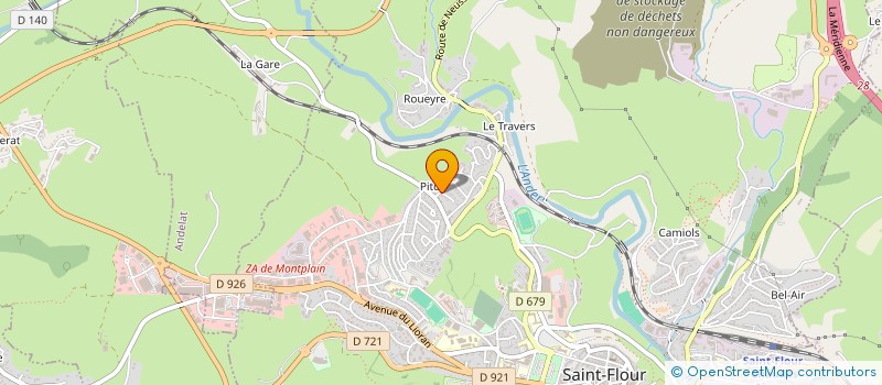 localisation de l'entreprise SCI DES TILLEULS à SAINT-FLOUR