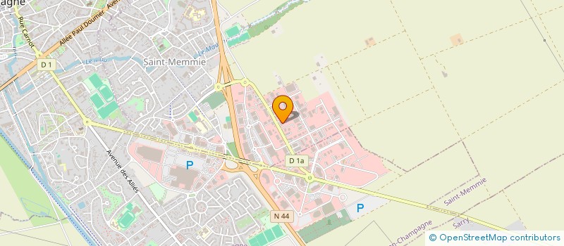 localisation de l'entreprise SCI DES TILLEULS  SAINT-MEMMIE