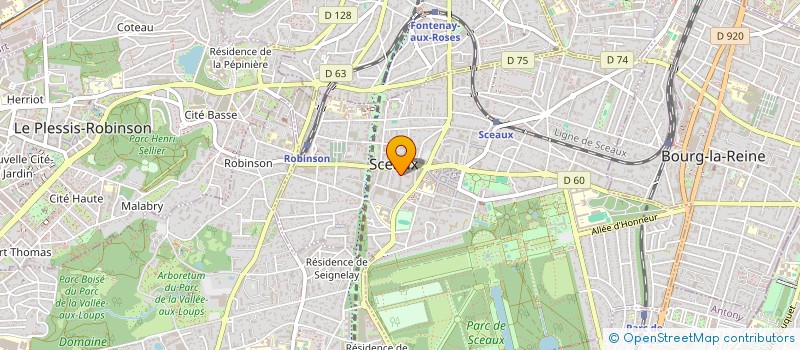 localisation de l'entreprise SCI DES TILLEULS à SCEAUX