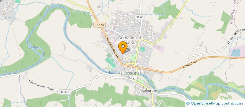 localisation de l'entreprise SCI DES TILLEULS  GRENADE-SUR-L'ADOUR