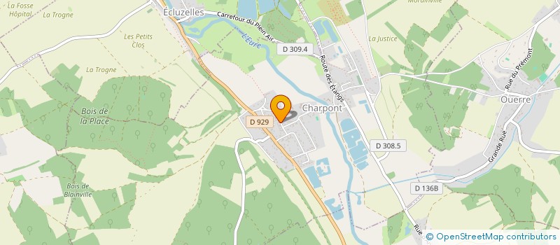 localisation de l'entreprise SCI DES TISONS à CHARPONT
