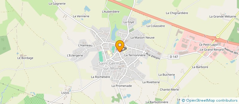 localisation de l'entreprise SCI DES TISSERANDS à SEVREMOINE