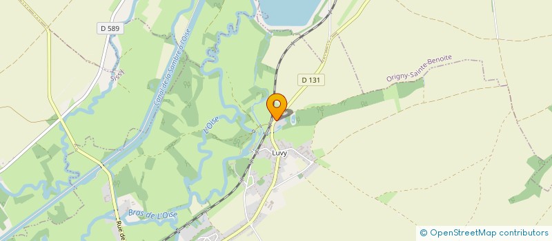 localisation de l'entreprise SCI DES TOILES  REGNY