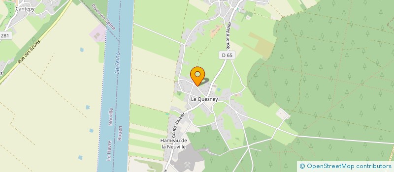 localisation de l'entreprise SCI DES TOILES  VATTEVILLE-LA-RUE