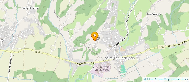 localisation de l'entreprise SCI DES TONNELIERS  SAINT-JUST-CHALEYSSIN
