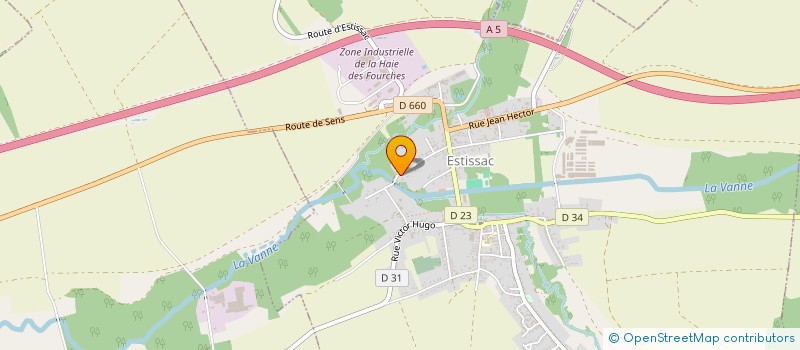 localisation de l'entreprise SCI DES TONNELLES  FONTVANNES