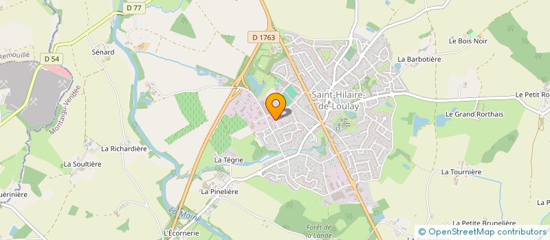 localisation de l'entreprise SCI DES TOUCHES à MONTAIGU-VENDEE