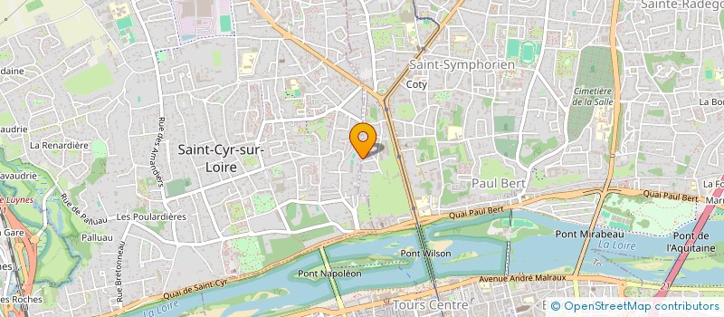 localisation de l'entreprise SCI DES TOUCHES IMMOBILIER  SAINT-CYR-SUR-LOIRE
