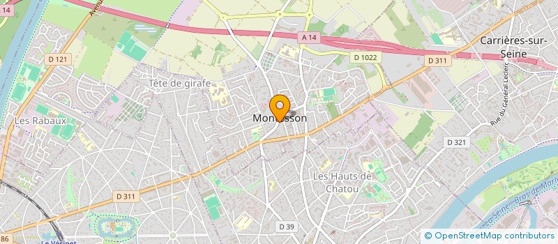 localisation de l'entreprise SCI DES TOURELLES  MONTESSON