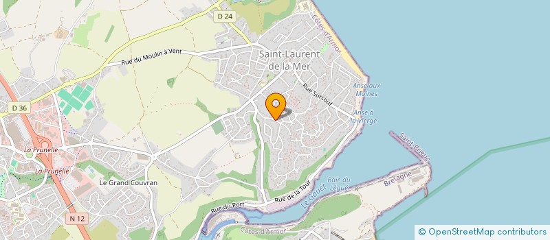 localisation de l'entreprise SCI DES TOURELLES  PLERIN