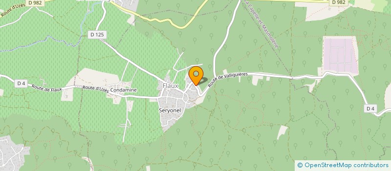 localisation de l'entreprise SCI DES TOURNELLES  FLAUX