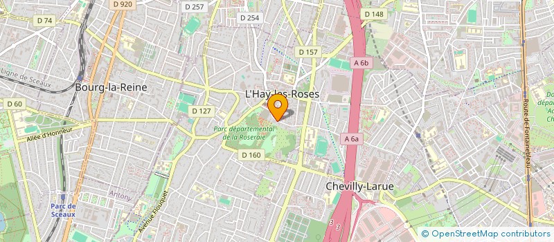 localisation de l'entreprise SCI DES TOURNELLES  L'HAY-LES-ROSES