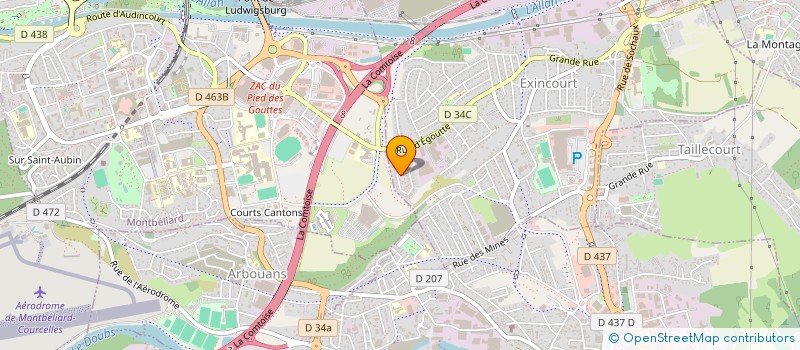 localisation de l'entreprise SCI DES TOURNESOLS à EXINCOURT