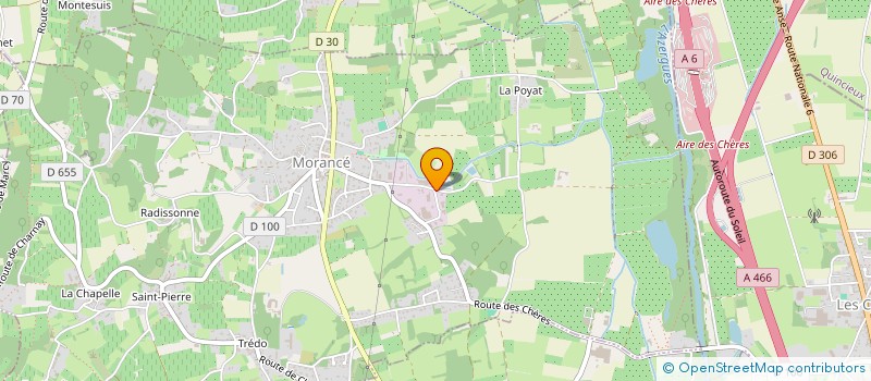 localisation de l'entreprise SCI DES TOURNESOLS  MORANCE