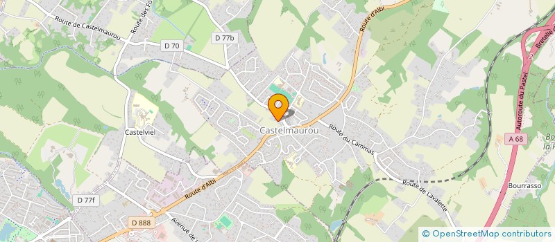 localisation de l'entreprise SCI DES TOURNESOLS  CASTELMAUROU