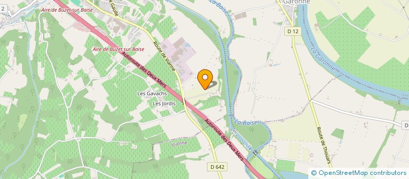 localisation de l'entreprise SCI DES TOURS  BUZET-SUR-BAISE