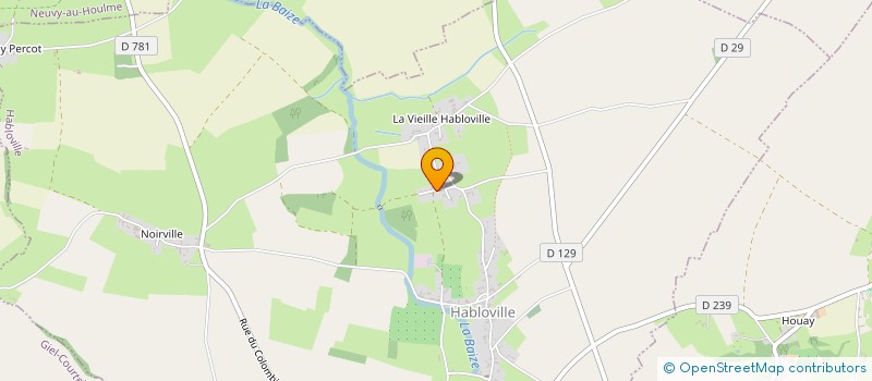 localisation de l'entreprise SCI DES TOURS VAUQUELIN à PUTANGES-LE-LAC