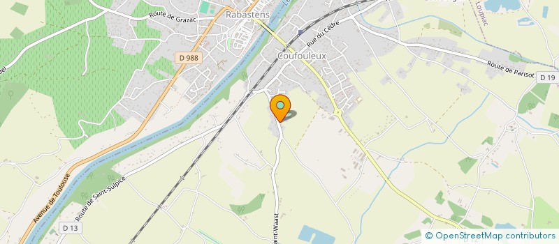 localisation de l'entreprise SCI DES TOURTEREAUX  COUFOULEUX